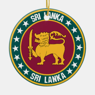 Sri Lanka Ceramic Tree Decoration