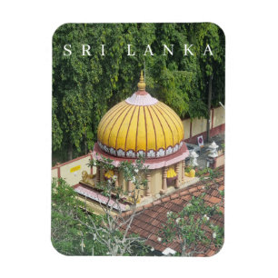 Sri Lanka Colombo temple view magnet