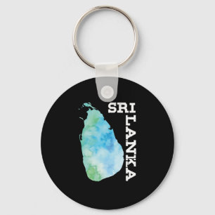 Sri Lanka Country Map Proud Sri Lanka Gift Key Ring