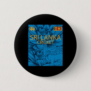 Sri Lanka Cricket Perfect For Lankan Cricket Fans 6 Cm Round Badge