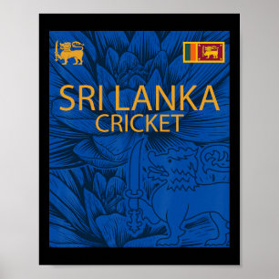 Sri Lanka Cricket Perfect For Lankan Cricket Fans Poster