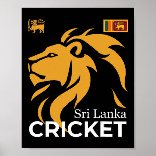 Sri Lanka Cricket Perfect For Lankan Cricket Fans Poster