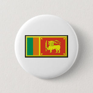 Sri Lanka Flag 6 Cm Round Badge