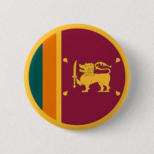 Sri Lanka Flag 6 Cm Round Badge