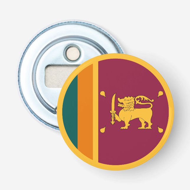 Sri Lanka Flag Bottle Opener (Front)