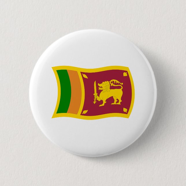 Sri Lanka Flag Button (Front)