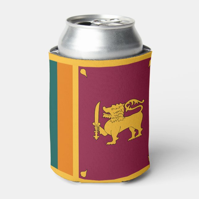 Sri Lanka Flag Can Cooler (Can Front)