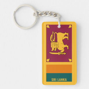Sri Lanka Flag Charming Patriotic Key Ring