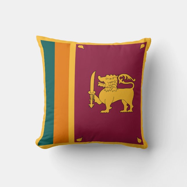 Sri Lanka Flag Cushion (Front)