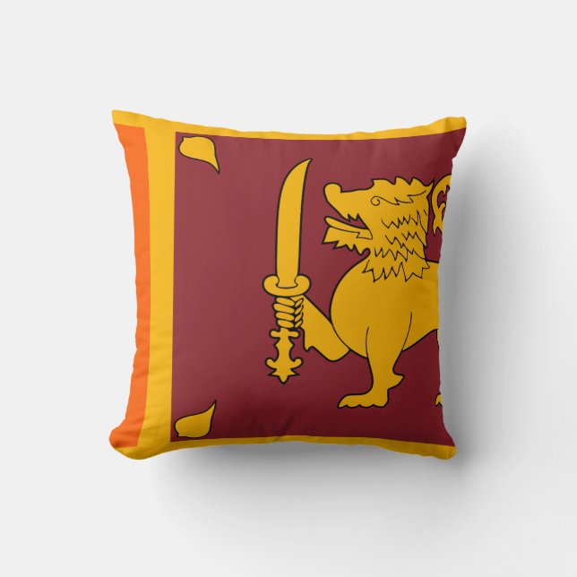 Sri Lanka Flag Cushion (Front)