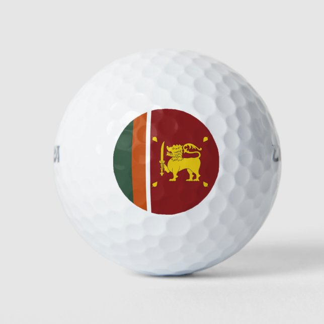 Sri Lanka flag Golf Balls (Front)