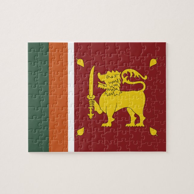 Sri Lanka flag Jigsaw Puzzle (Horizontal)