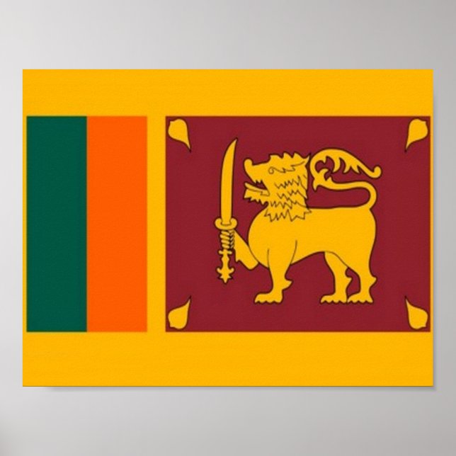 Sri Lanka - Flag - Poster (Front)