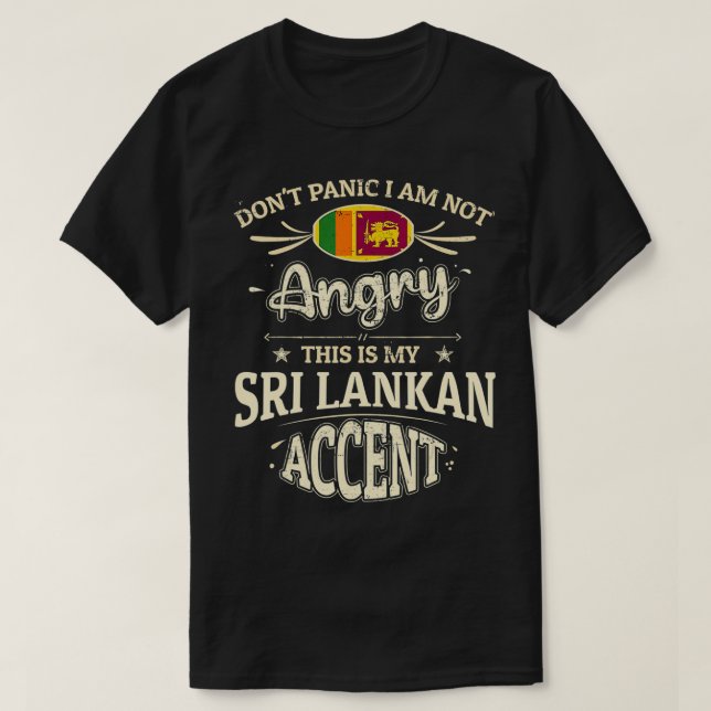 Sri Lanka Flag Souvenirs for Sri Lankans Men & Wom T-Shirt (Design Front)