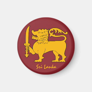 Sri Lanka flag & Sri Lanka - travel /sports Magnet