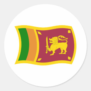 Sri Lanka Flag Sticker