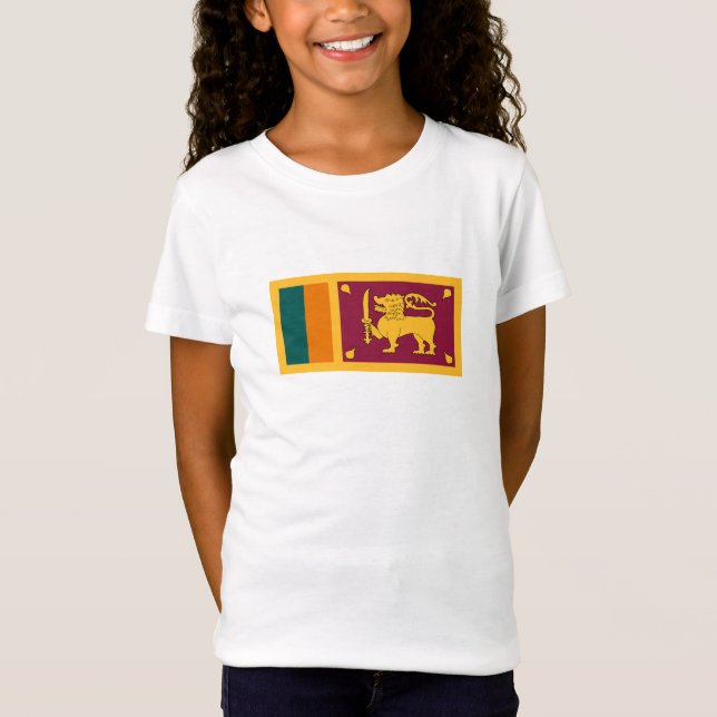Sri Lanka Flag T-Shirt (Front)