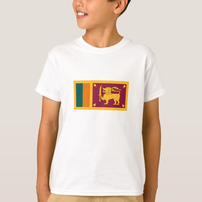 Sri Lanka Flag T-Shirt (Front)