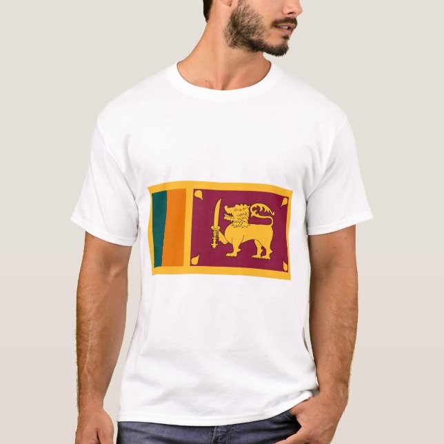 Sri Lanka Flag T-Shirt (Front)