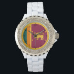 Sri Lanka Flag Watch<br><div class="desc">Patriotic flag of Sri Lanka.</div>