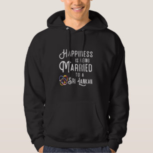 Sri Lanka Flag Wedding Anniversary Engagement Sri Hoodie