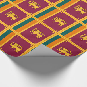 Sri Lanka Flag Wrapping Paper
