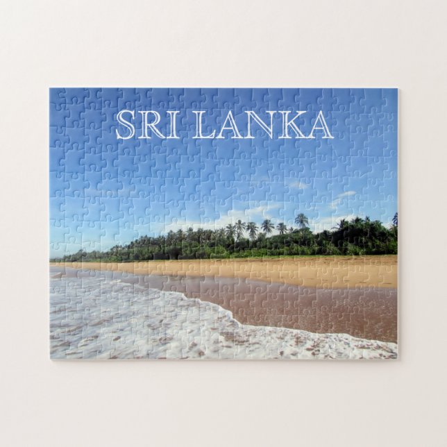 sri lanka galle beach jigsaw puzzle (Horizontal)