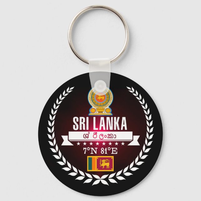 Sri Lanka Key Ring (Front)
