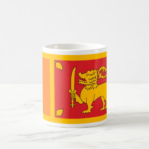 Sri Lanka National Flag Lion Symbol Coffee Mug