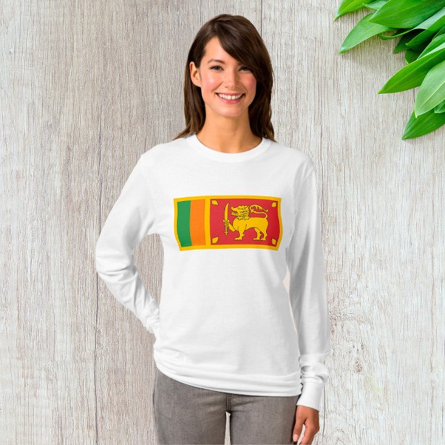 Sri Lanka National Flag Lion Symbol T-Shirt (Creator Uploaded)