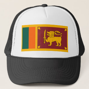 Sri Lanka National World Flag Trucker Hat