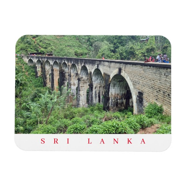 Sri Lanka Nine Arches Bridge fridge magnet (Horizontal)