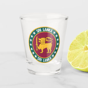 Sri Lanka Shot Glass