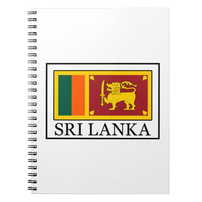 Sri Lanka Spiral Notebook (Front)