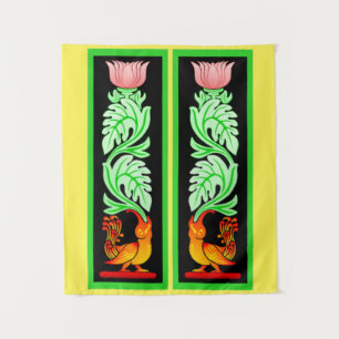 Sri Lanka traditional mythical art design   Tapestry