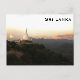 Sri lanka Vintage Travel Tourism Add Postcard