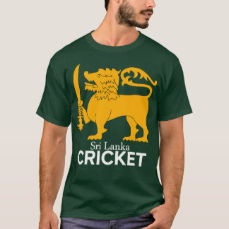 Sri Lankan Cricket Fan Desing T-Shirt