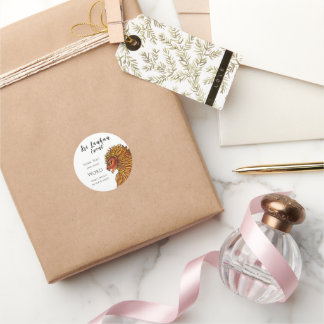 Sri Lankan Pride  Invitation Classic Round Sticker