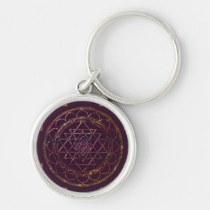 Sri Yantra4 Keychain
