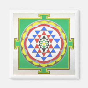 Sri Yantra - Accurate Colors Magnet