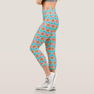 Sri Yantra Capri Leggings