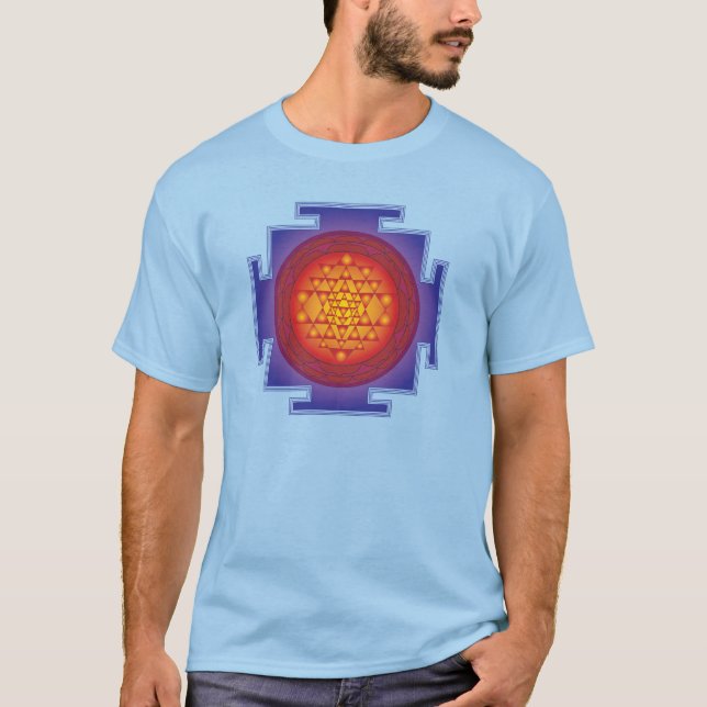 Sri Yantra - Flame T-Shirt (Front)