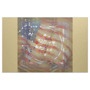 Sri Yantra for America - Fabric