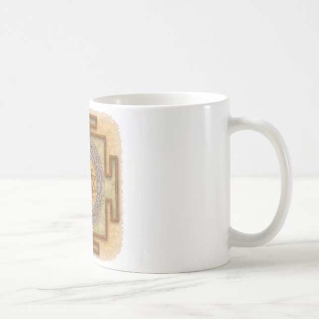 Sri-Yantra-Gold Coffee Mug (Right)