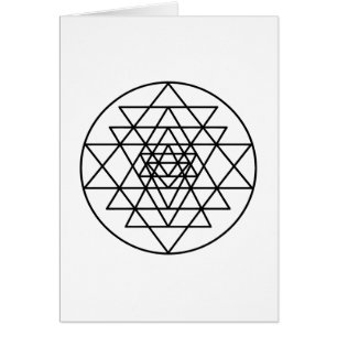 Sri Yantra Greeting Card