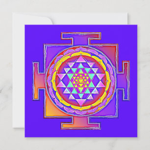 Sri Yantra - Hinduism Symbol Design 1