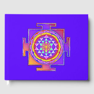 Sri Yantra - Hinduism Symbol Design 1 Guest Book