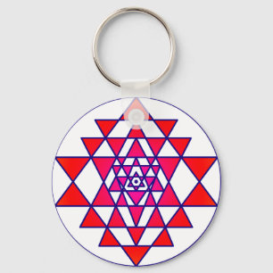 Sri Yantra Key Ring