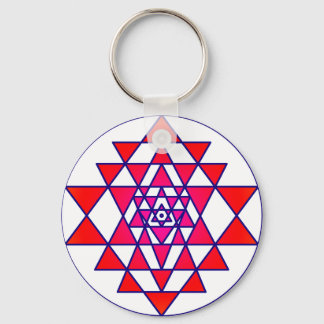 Sri Yantra Key Ring