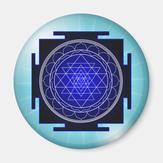 sri yantra magnet (Front)